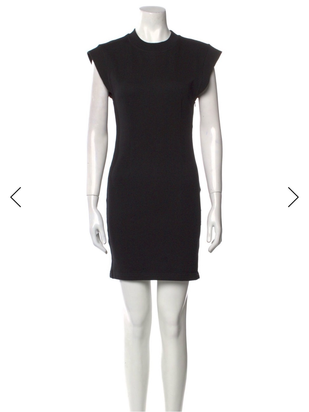Herve Leger Black Sleeveless Mini Bandage Dress